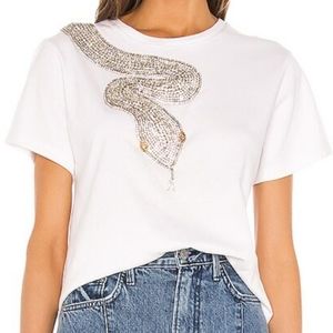 Retrofete Snake crystal t shirt